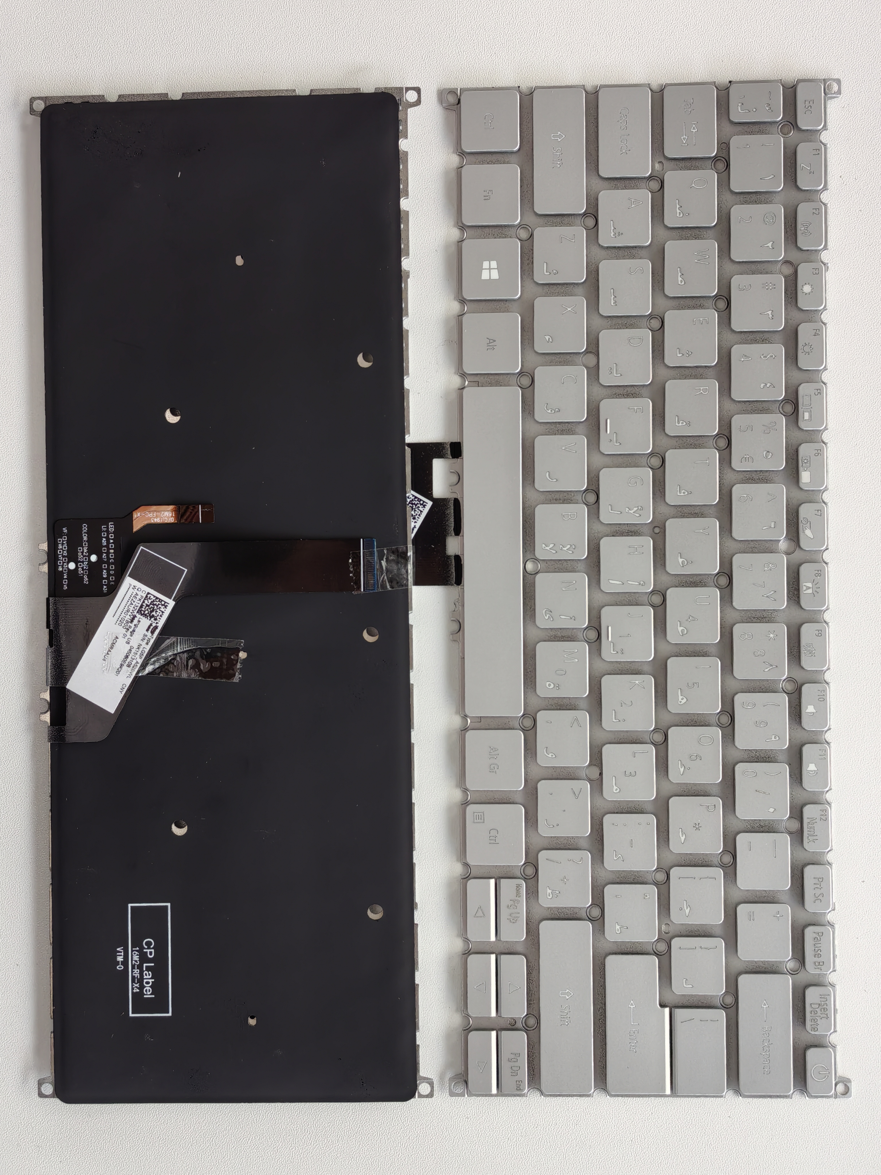 Picture of New Replacement Laptop Keyboard For ACER SF514-52 with switch SILVER Backlit (OEM) AR Layout